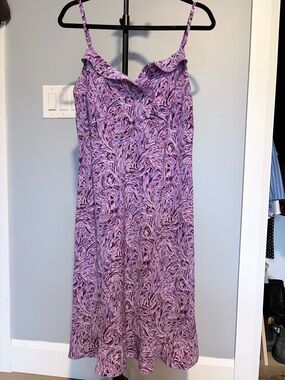 Rue21 Purple Swirl Slip Midi Dress